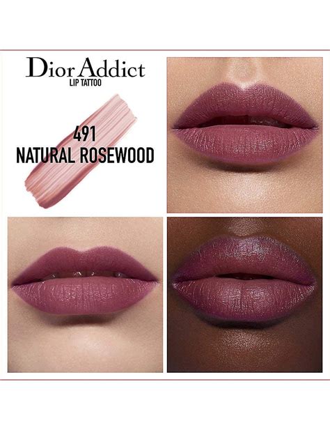 dior lip tattoo rosewood